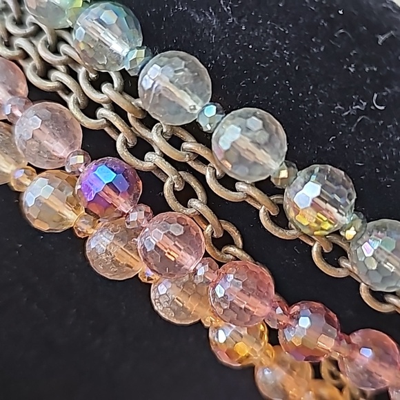 Premier Designs multi color multi layers strands 18" and drops to 24"LOT#197 - Picture 3 of 7